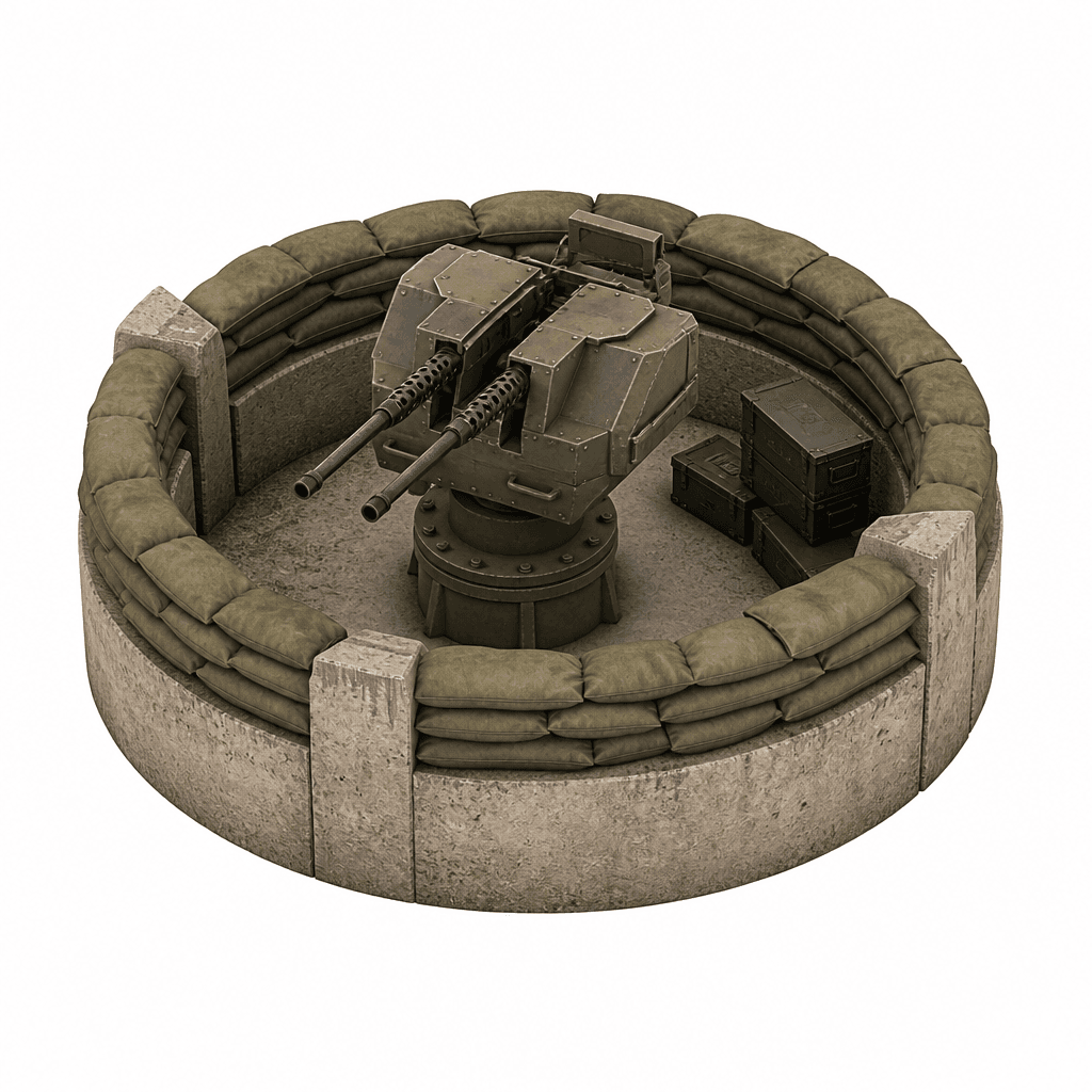 MG nest: South turret